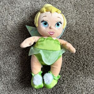 Disney Babies Disneyland Walt Disney World 13"H Tinkerbell Plush Doll Toy #7